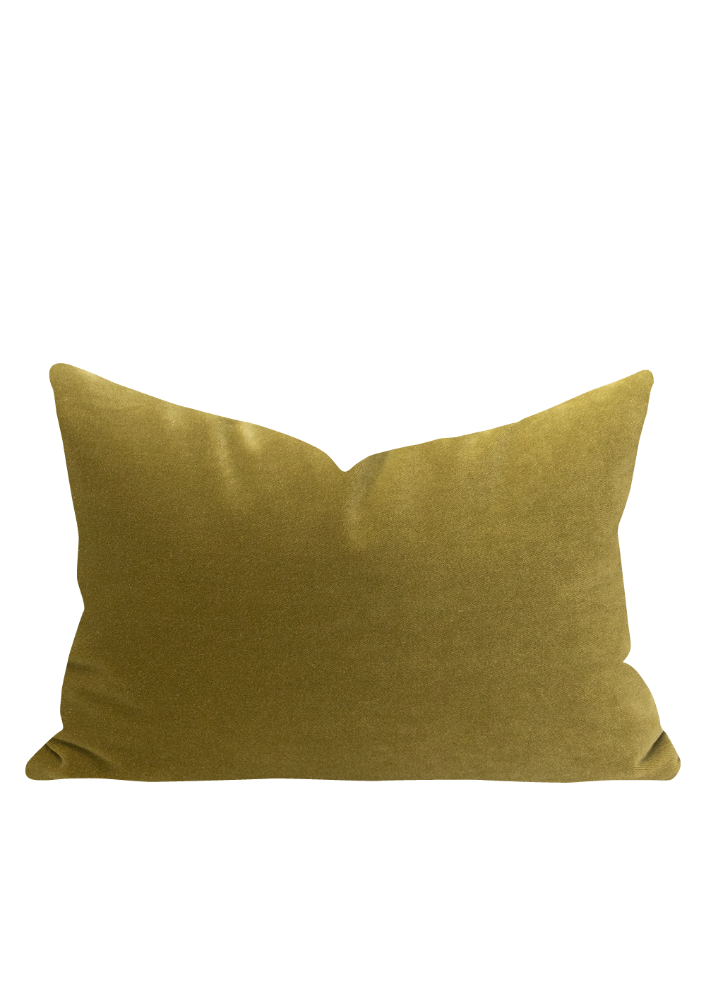 Wren Velvet Pillow Cover, Moss
