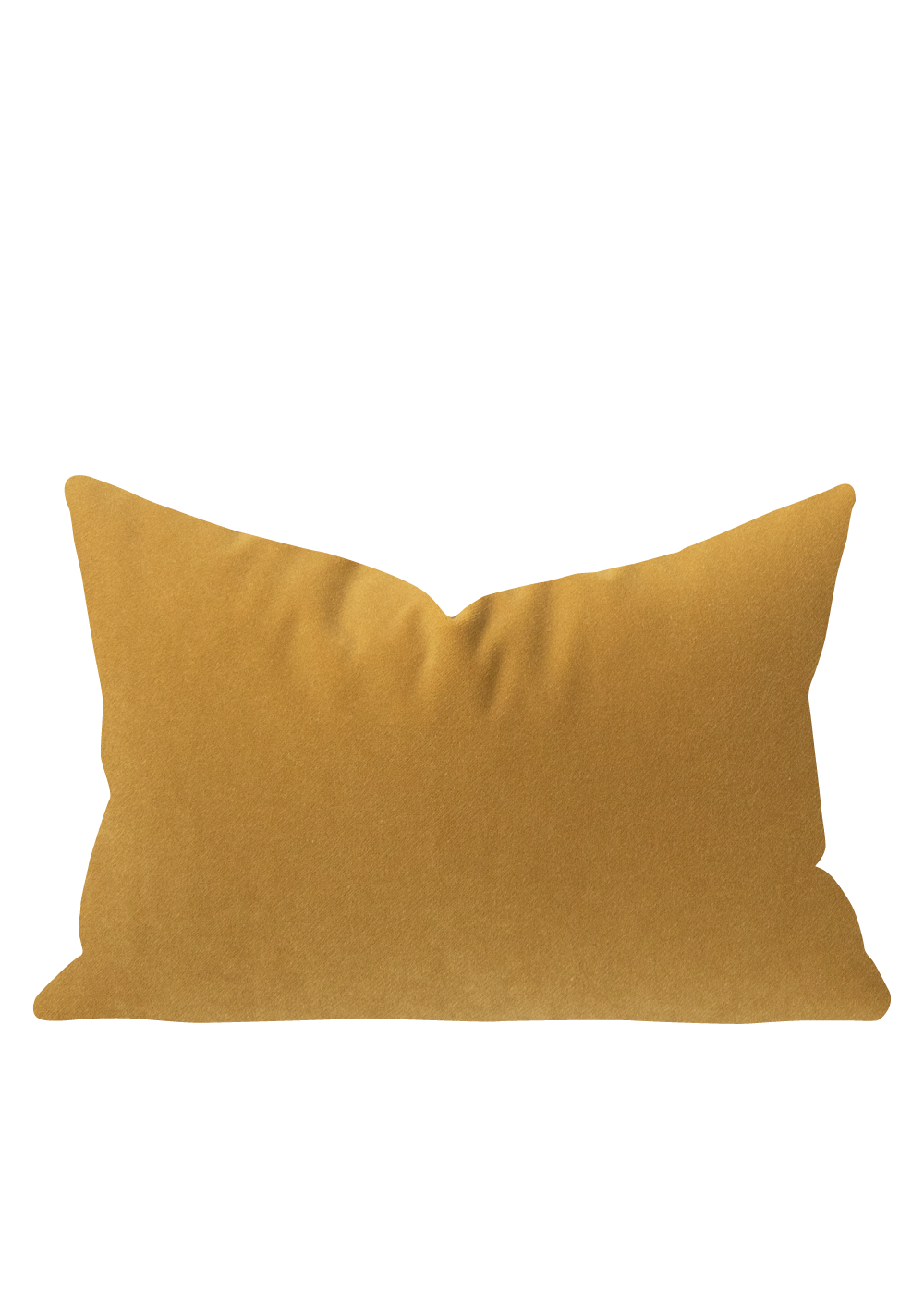 Wren Velvet Pillow Cover, Ochre