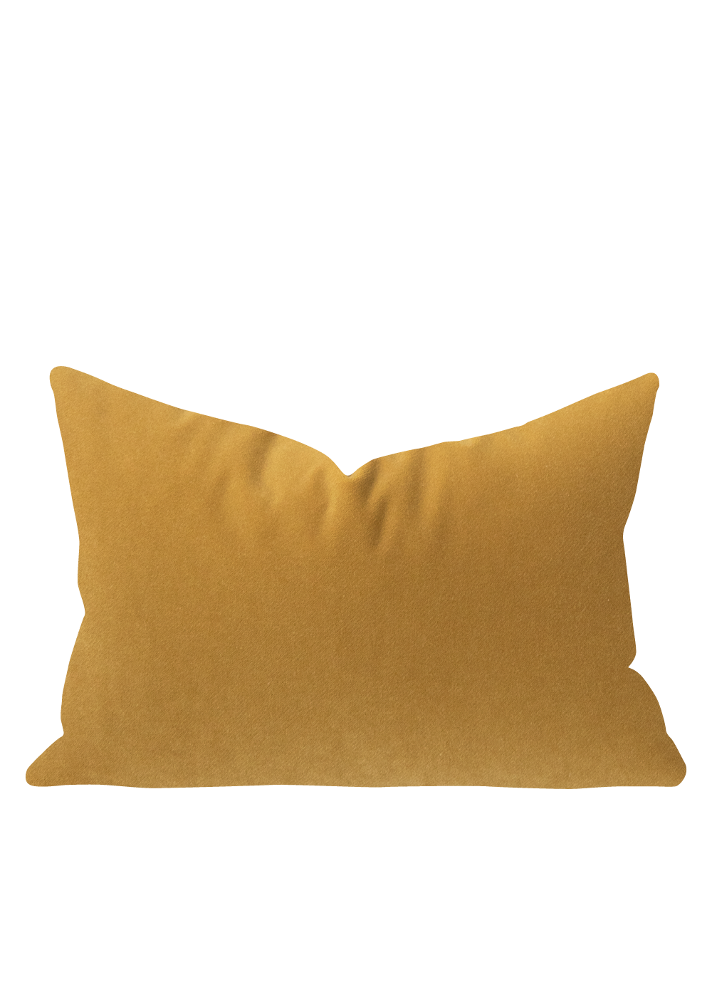 Wren Velvet Pillow Cover Ochre