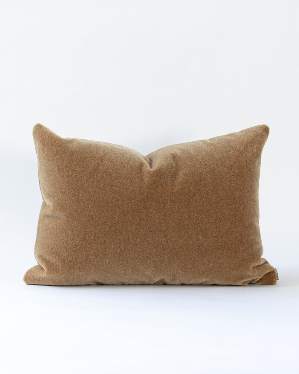 Rectangle camel coloured Mohair Pillow.