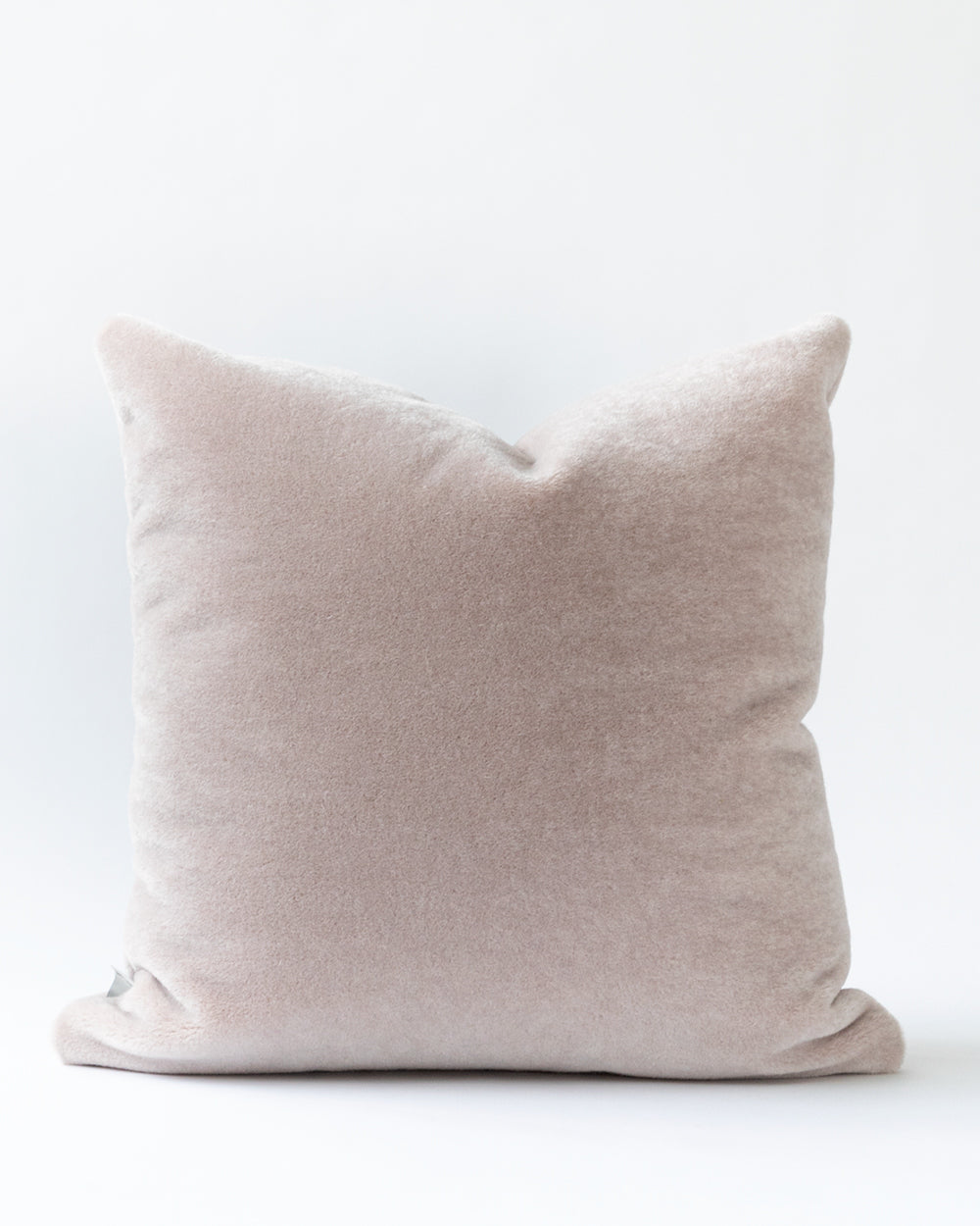Lilac hued mohair pillow