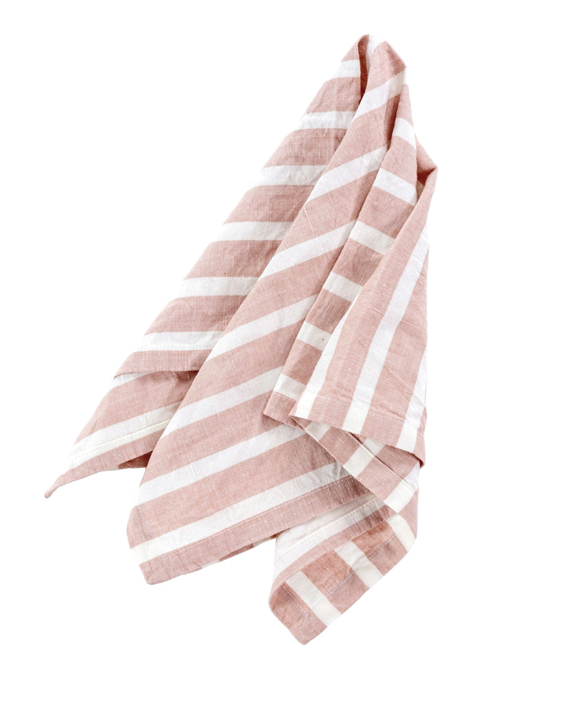 Marisol pink striped napkinMarisol pink striped napkin