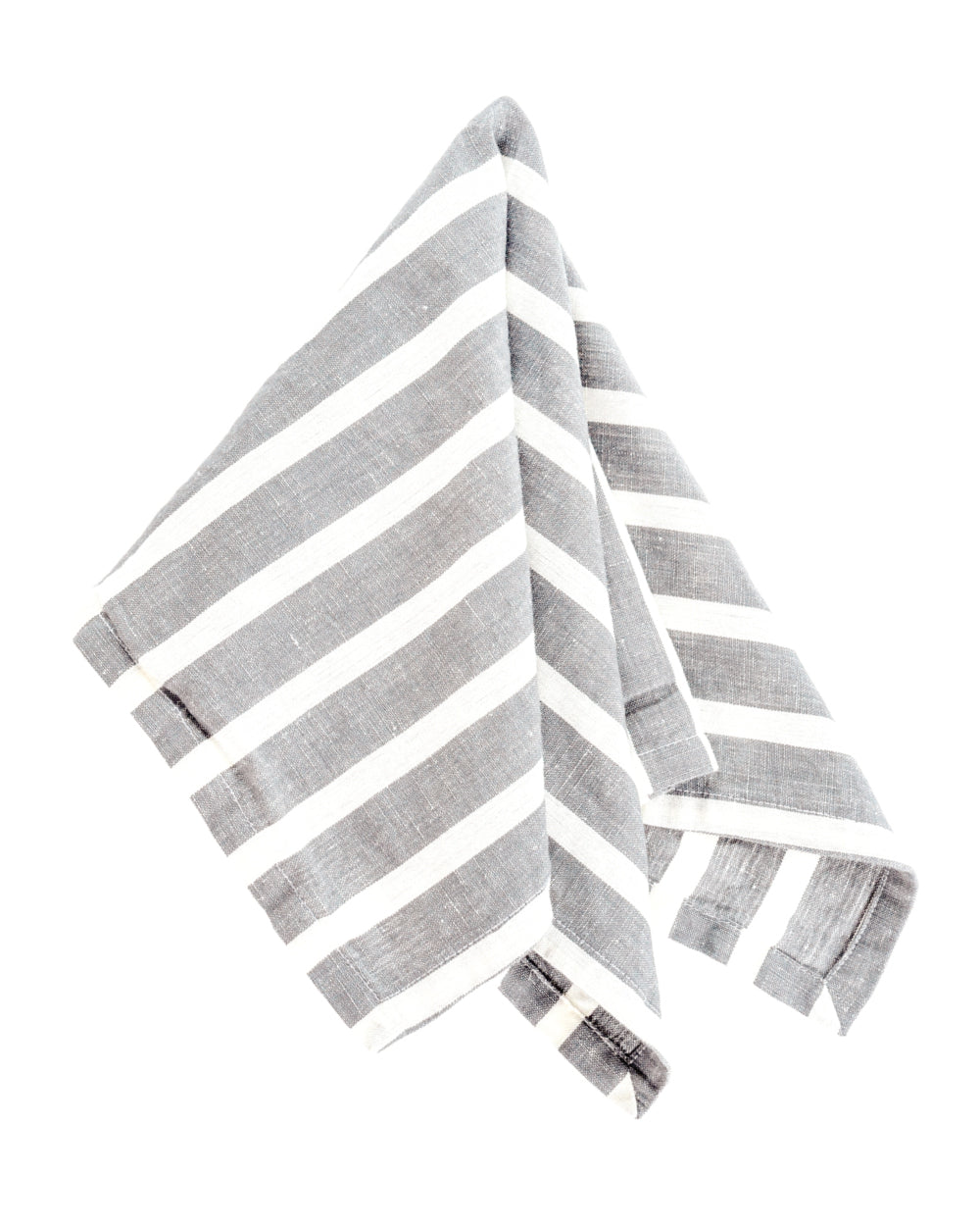 Marisol Striped Napkins, Grey (Set of Two)