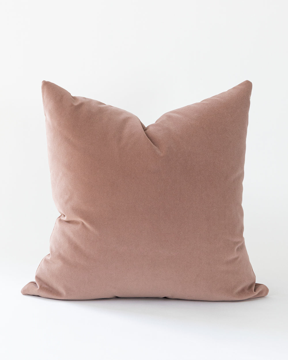 Rose velvet pillow