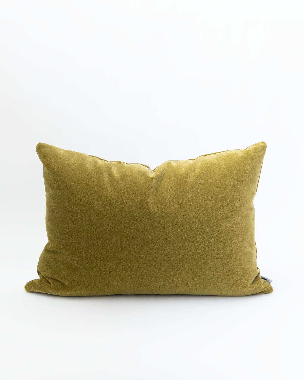 Rectangle green moss velvet pillow